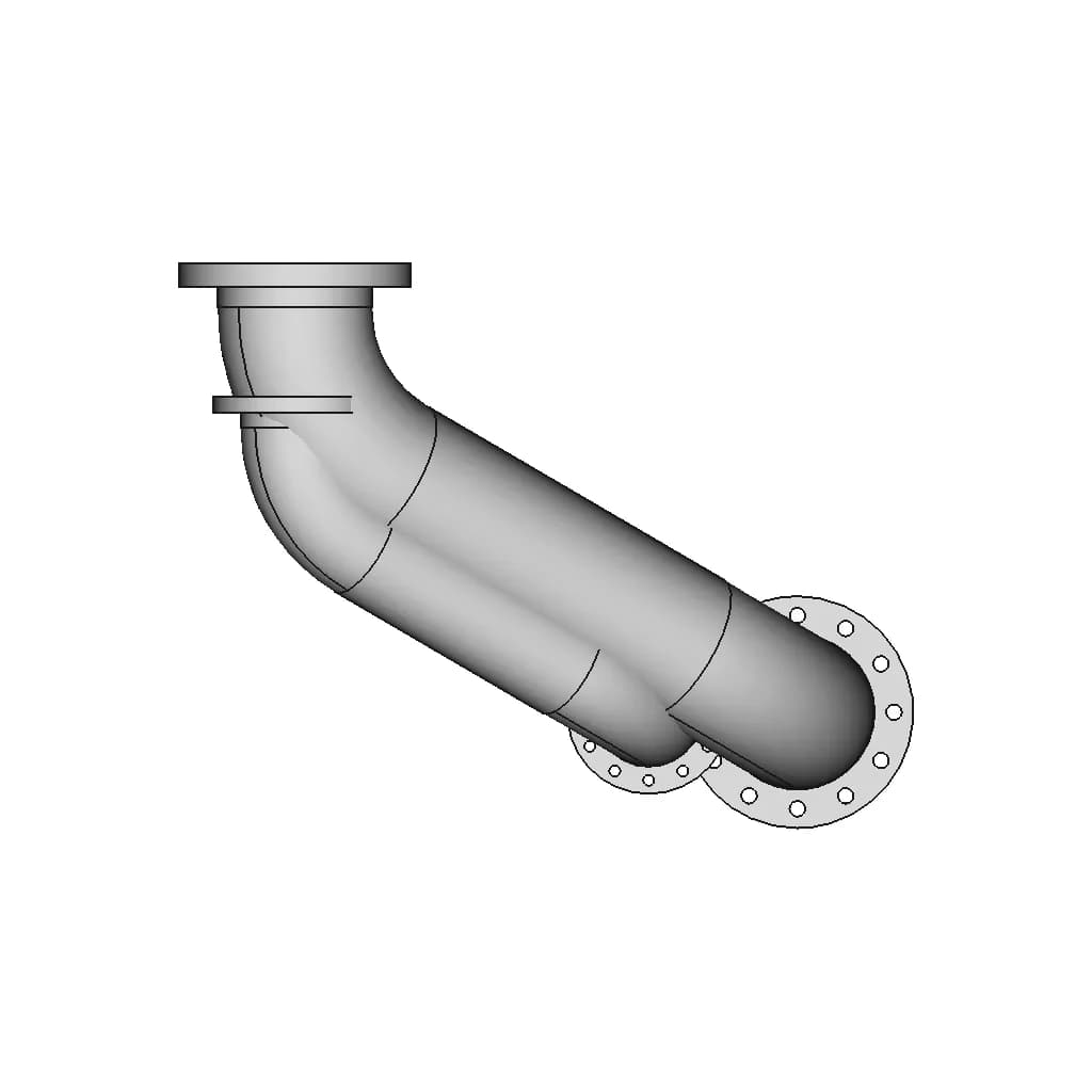 Pipe, Elbow | 3D Engineering Design File_270_0_degree_snapshot
