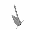 Anchor (Danforth Type 30Kg) | High-Quality CAD Model_60_30_degree_snapshot