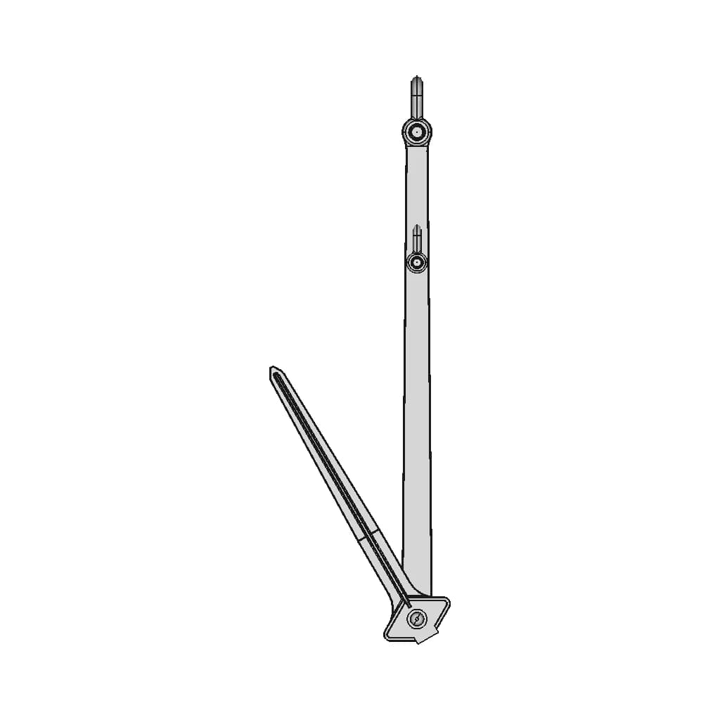 Anchor (Danforth Type 30Kg) | High-Quality CAD Model_90_0_degree_snapshot