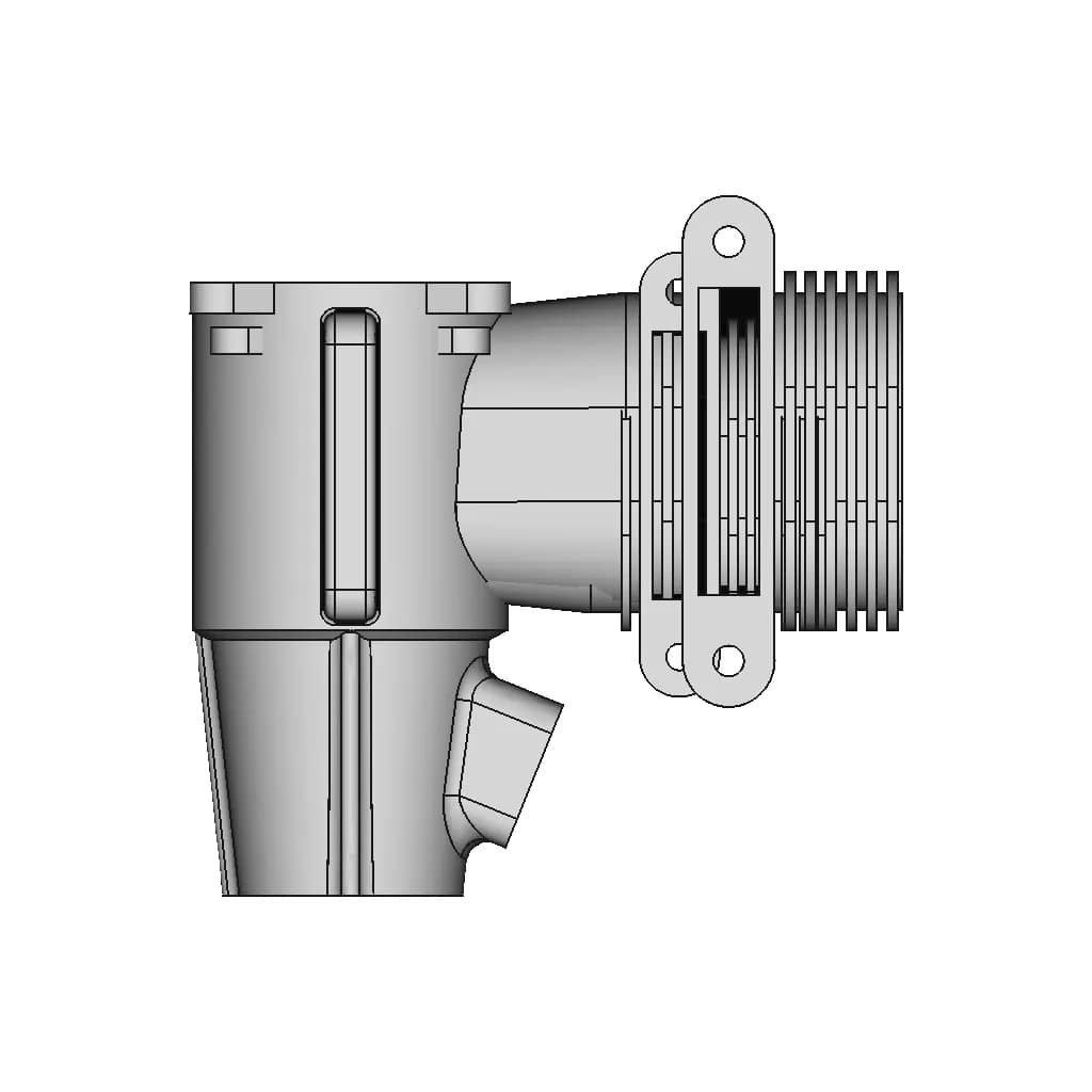 Modeling Engine Block - Standard Mechanical Component_0_270_degree_snapshot