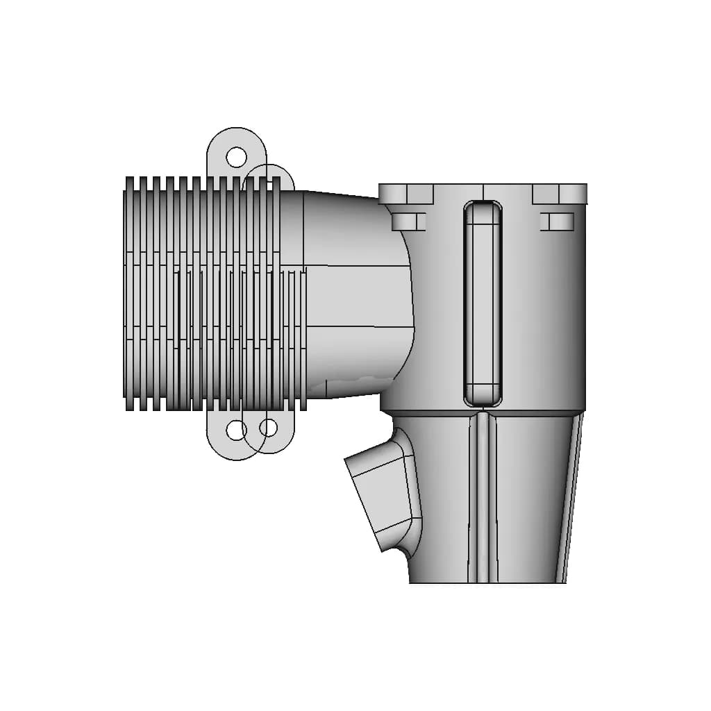 Modeling Engine Block - Standard Mechanical Component_0_90_degree_snapshot