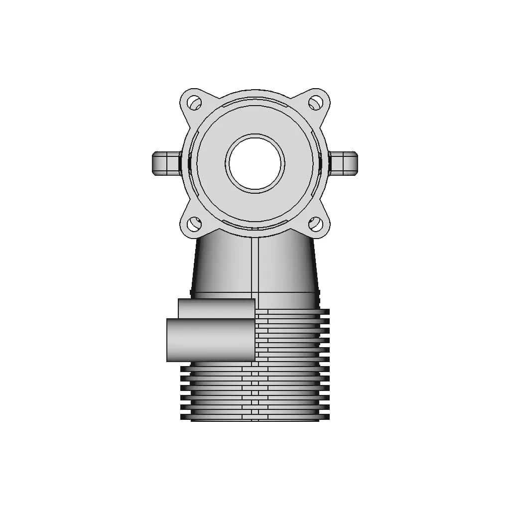 Modeling Engine Block - Standard Mechanical Component_270_0_degree_snapshot