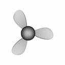 Propeller 3-Blade | High-Quality CAD Model_270_0_degree_snapshot