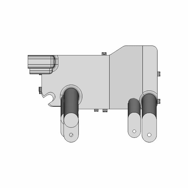 2000 Tacoma Lower Fuse Box Relocation Bracket - Downloadable CAD Representation