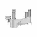 2000 Tacoma Lower Fuse Box Relocation Bracket - Downloadable CAD Representation_90_0_degree_snapshot