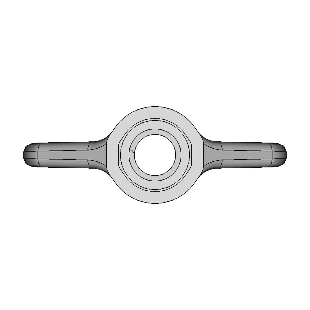 Wing Nut | High-Quality CAD Model_90_0_degree_snapshot