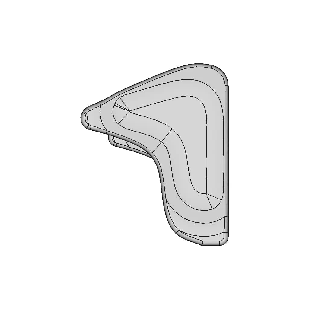 Nintendo Switch Extra Controller Set Cradle | High-Quality CAD Model_0_90_degree_snapshot