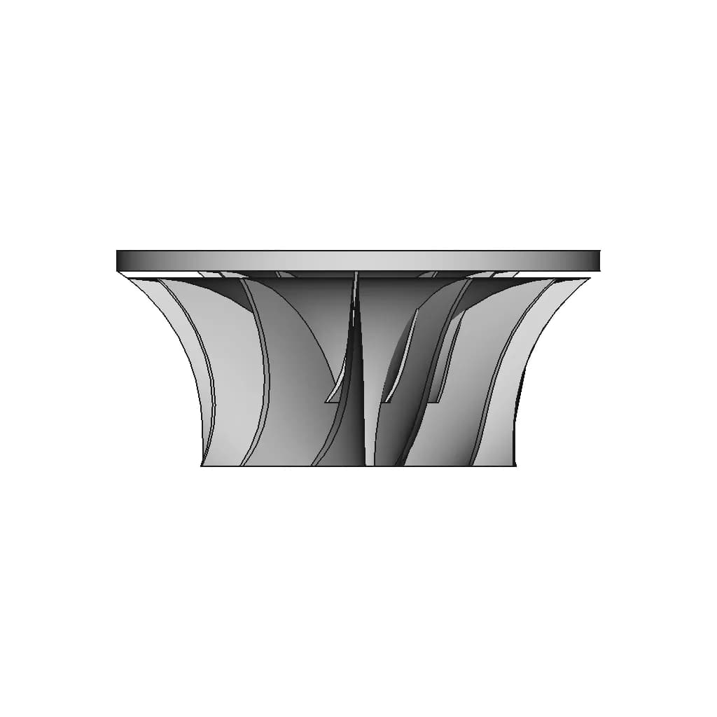Turbo Impeller (Generic) | 3D Engineering Design File_270_0_degree_snapshot