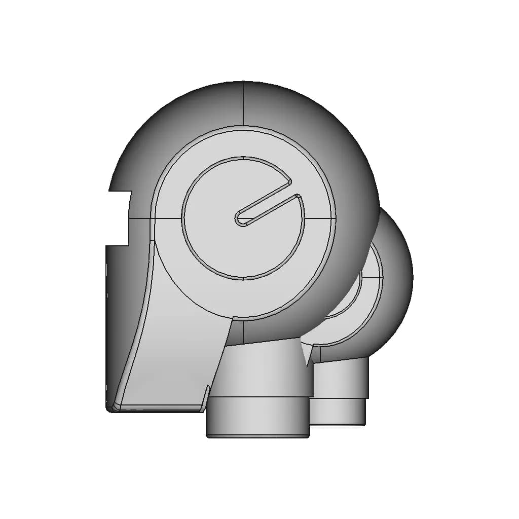 Humanoid Robot Head - Downloadable CAD Representation_0_90_degree_snapshot