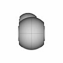 Humanoid Robot Head - Downloadable CAD Representation_270_0_degree_snapshot