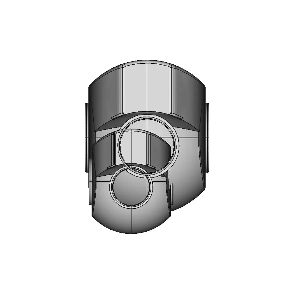 Humanoid Robot Head - Downloadable CAD Representation_90_0_degree_snapshot