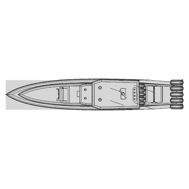 Midnight Express Power Boat - Standard Mechanical Component