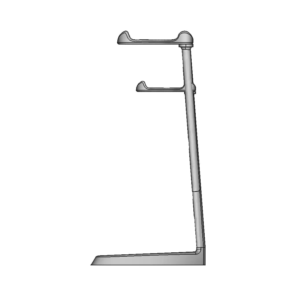 Headphone Stand - Downloadable CAD Representation_0_90_degree_snapshot