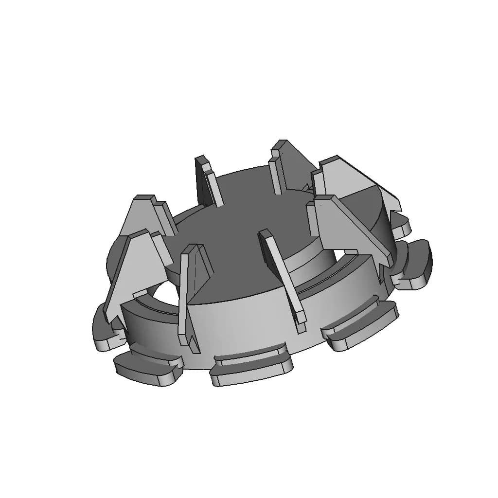 Scott Paper Towel Dispenser Adapter | High-Quality CAD Model_60_30_degree_snapshot