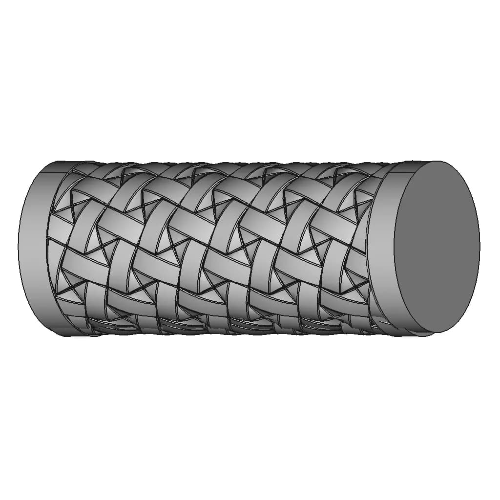 Interlocking Tile Pattern In Solidworks | 3D Engineering Design File_60_30_degree_snapshot