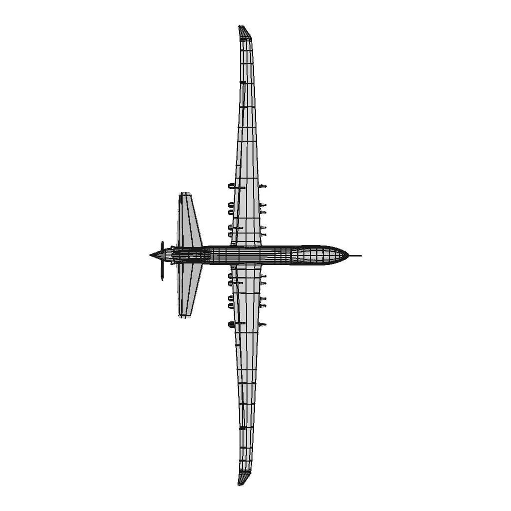 Mq-9 Reaper/Predator B - Standard Mechanical Component_0_0_degree_snapshot