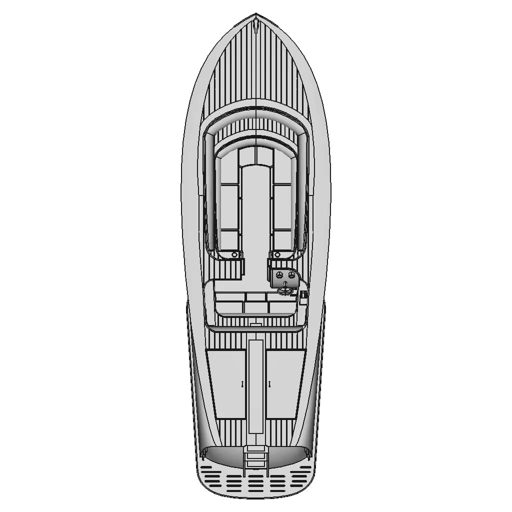 Classic Boat - Downloadable CAD Representation_270_0_degree_snapshot