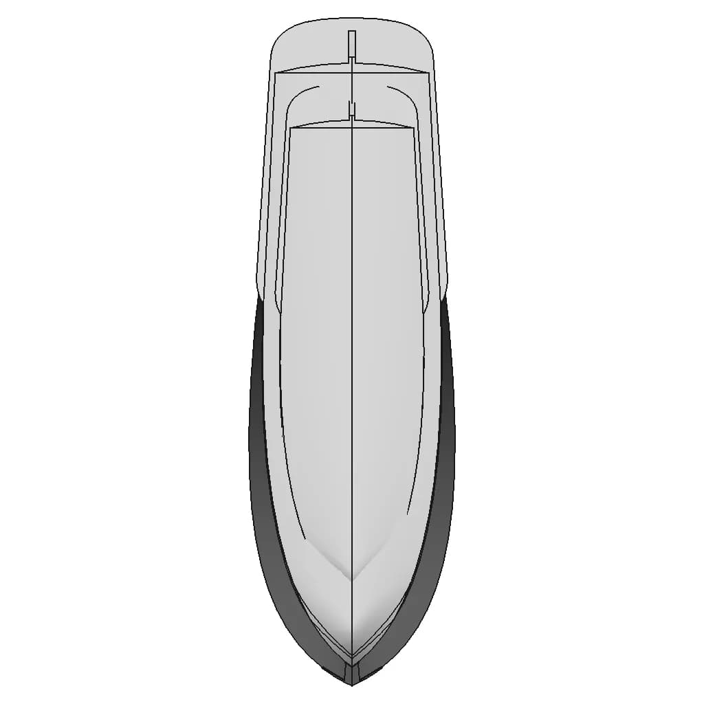 Classic Boat - Downloadable CAD Representation_90_0_degree_snapshot