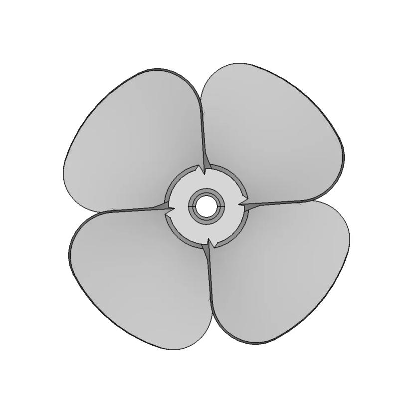 Ø6.5Mm Propeller For Rov - Downloadable CAD Representation