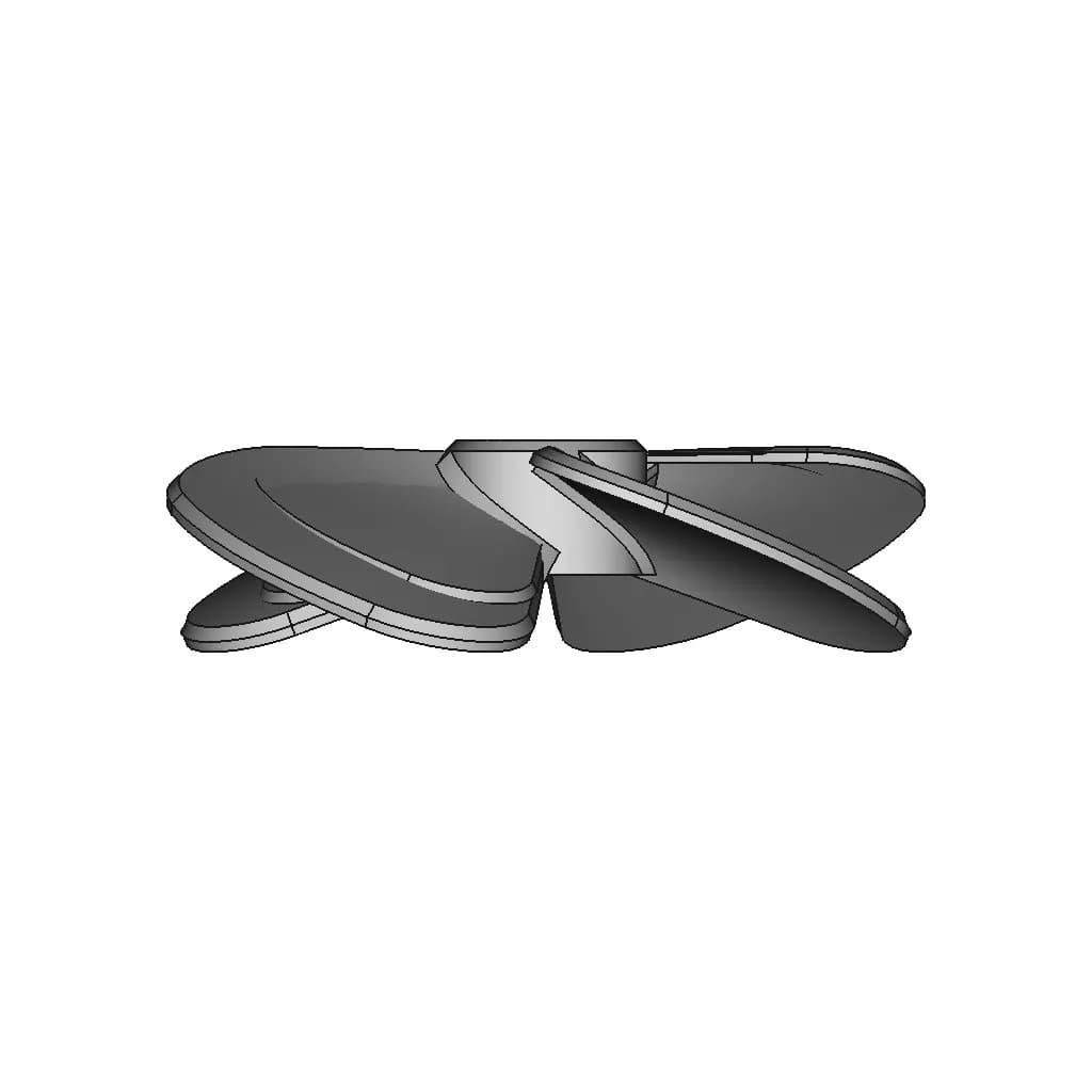 Ø6.5Mm Propeller For Rov - Downloadable CAD Representation_270_0_degree_snapshot