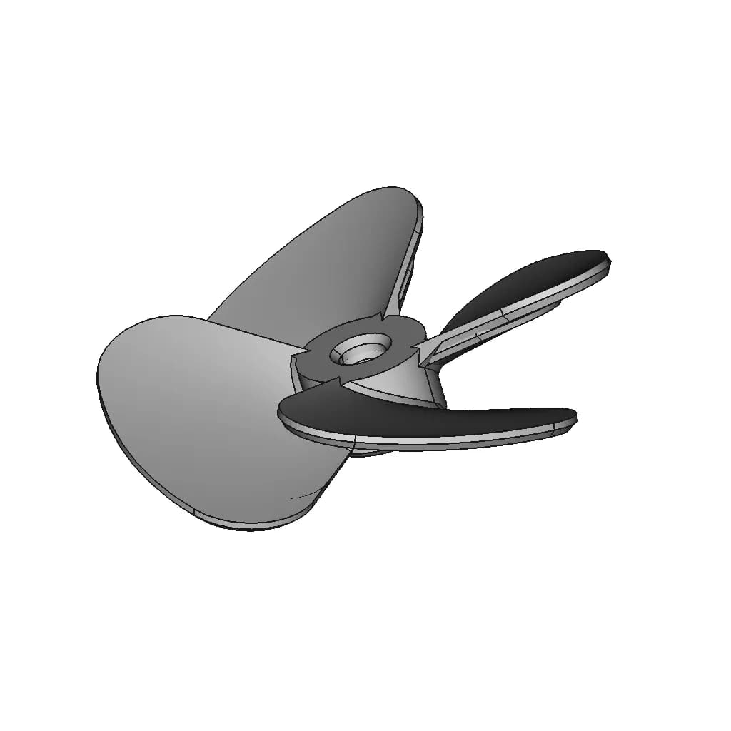 Ø6.5Mm Propeller For Rov - Downloadable CAD Representation_60_30_degree_snapshot