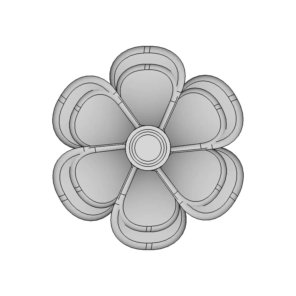 Yacht Propeller - Downloadable CAD Representation_0_0_degree_snapshot