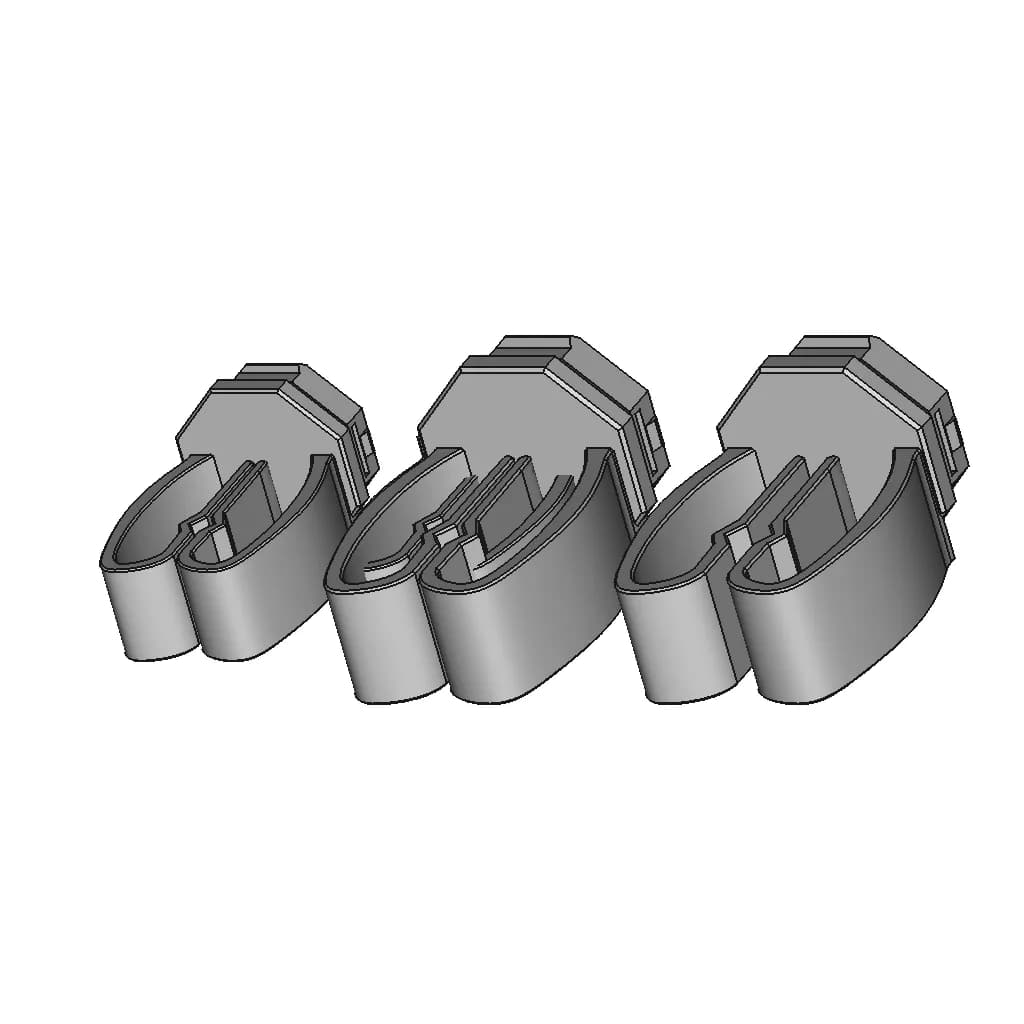 Multiboard Snap-Lock Tool Holder | High-Quality CAD Model_60_30_degree_snapshot