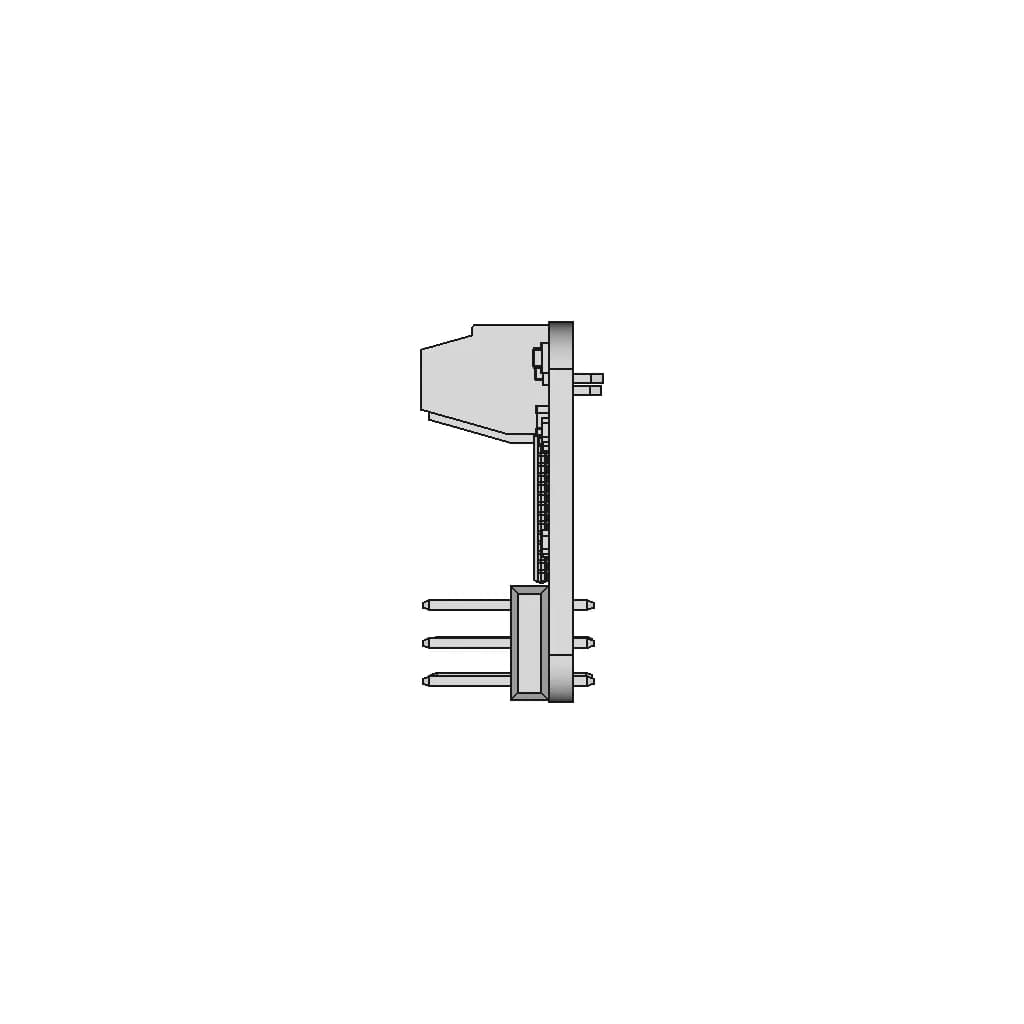 16-Channel 12-Bit Pwm/Servo Driver - I2C Interface - Pca9685 - Downloadable CAD Representation_0_90_degree_snapshot