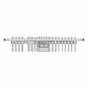 16-Channel 12-Bit Pwm/Servo Driver - I2C Interface - Pca9685 - Downloadable CAD Representation_270_0_degree_snapshot