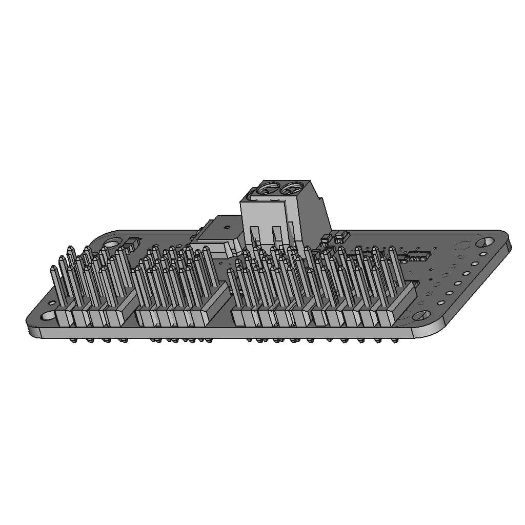 16-Channel 12-Bit Pwm/Servo Driver - I2C Interface - Pca9685 - Downloadable CAD Representation_60_30_degree_snapshot