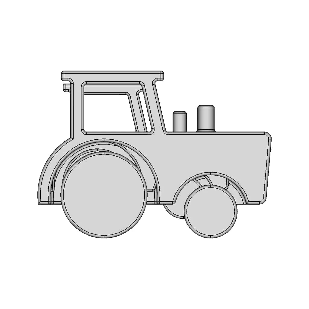 Toy Tractor | 3D Engineering Design File_270_0_degree_snapshot
