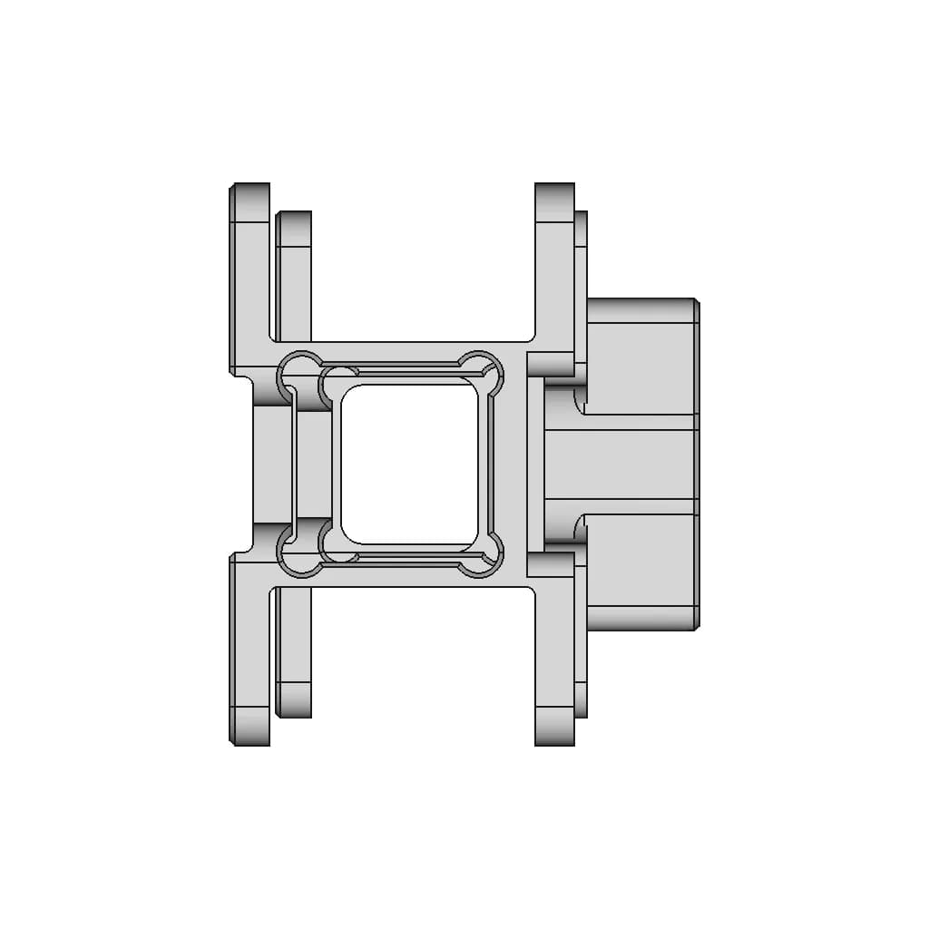 Ratrig Vcore 3.1 Xy Joiner-Aluminum | 3D Engineering Design File_0_90_degree_snapshot