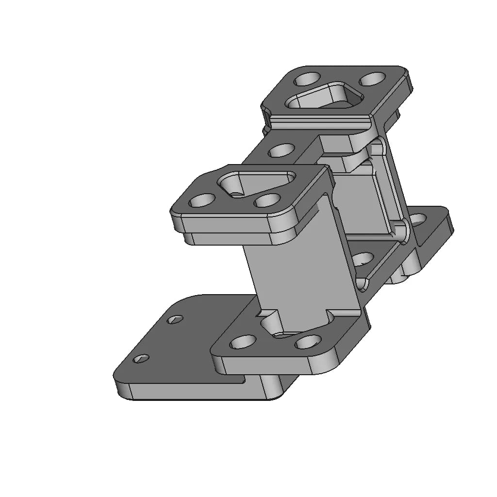 Ratrig Vcore 3.1 Xy Joiner-Aluminum | 3D Engineering Design File_60_30_degree_snapshot