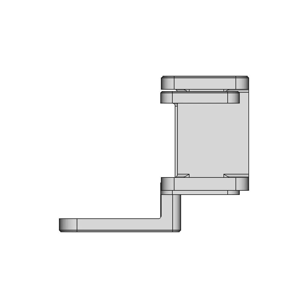 Ratrig Vcore 3.1 Xy Joiner-Aluminum | 3D Engineering Design File_90_0_degree_snapshot
