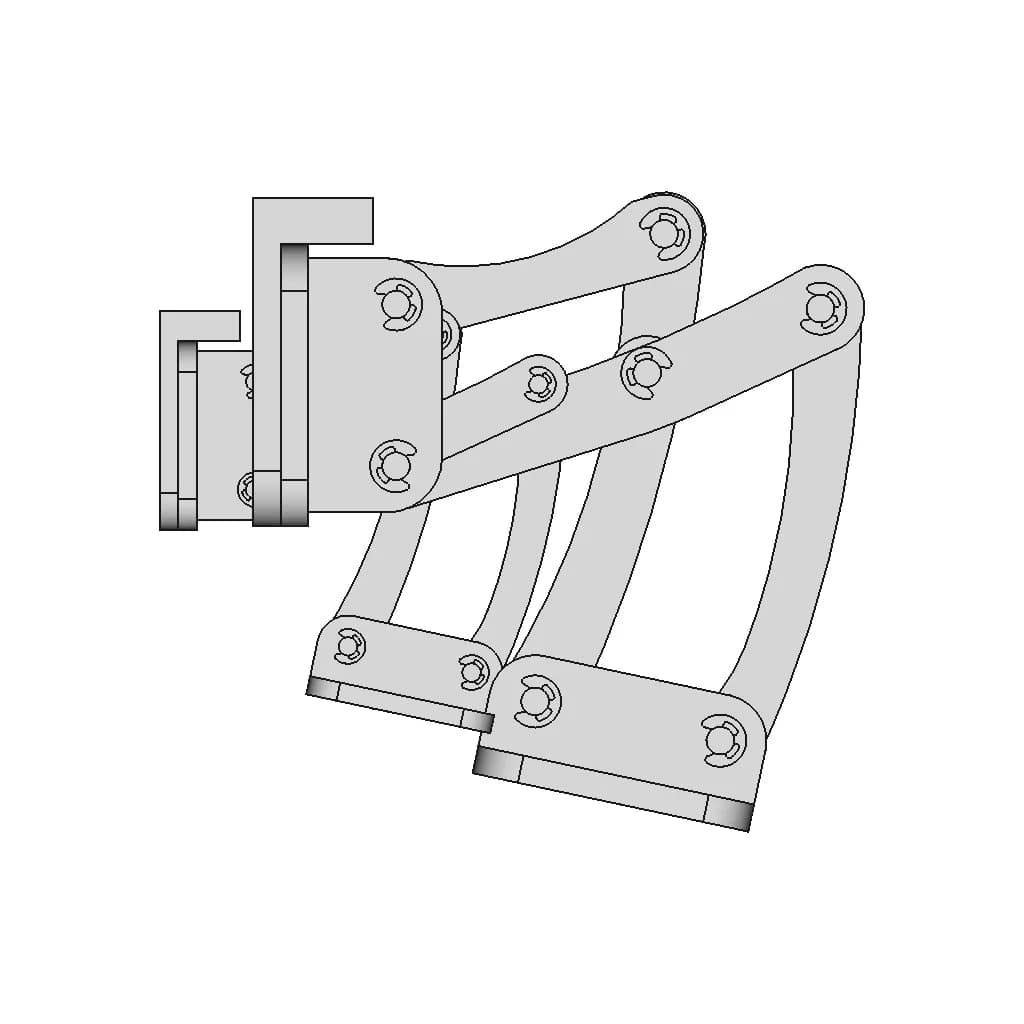 Stainless Steel Hinge - Downloadable CAD Representation_0_270_degree_snapshot