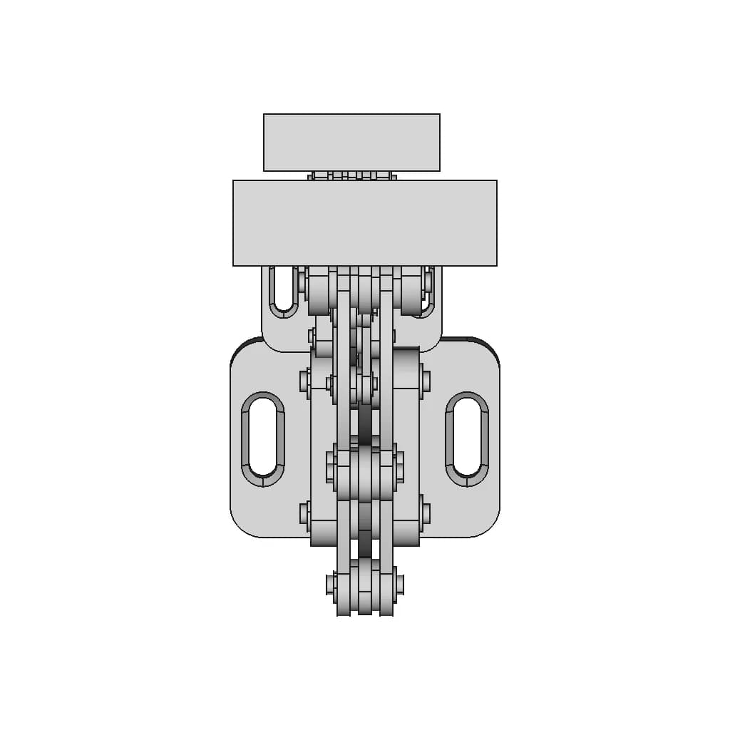 Stainless Steel Hinge - Downloadable CAD Representation_270_0_degree_snapshot