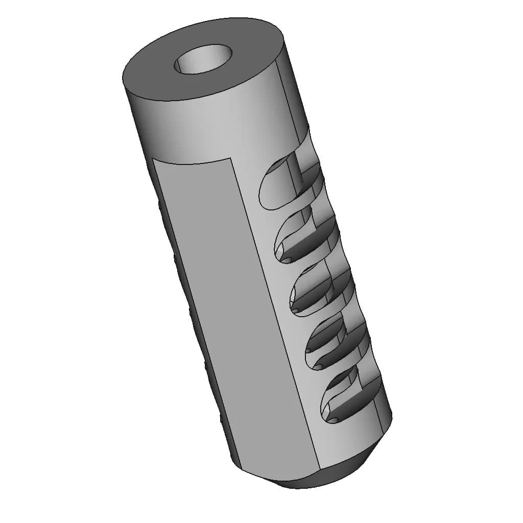 Muzzle | High-Quality CAD Model_60_30_degree_snapshot