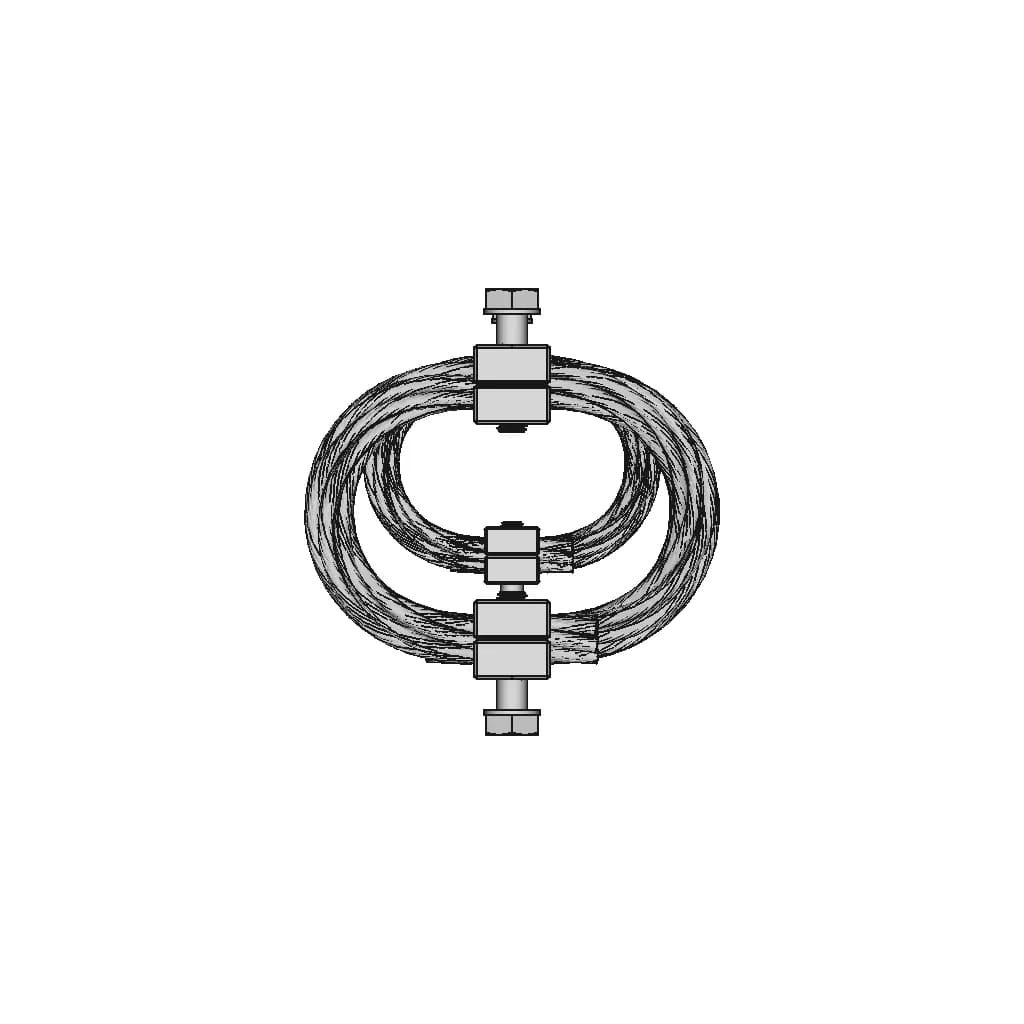 Large Wire Rope Vibration Isolator | High-Quality CAD Model_270_0_degree_snapshot
