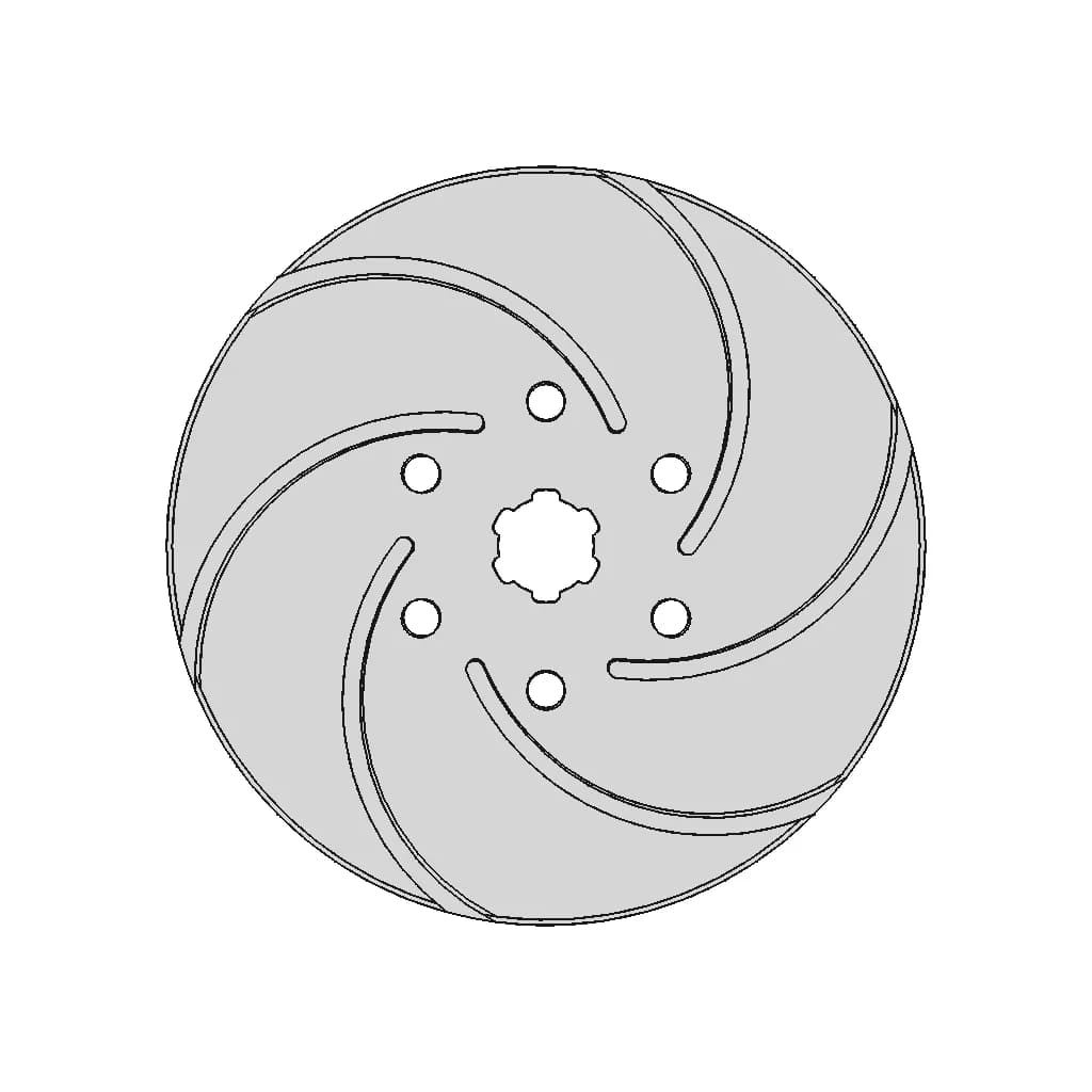 Water Pump Impeller - Standard Mechanical Component_0_270_degree_snapshot