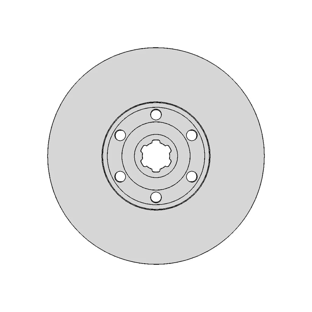 Water Pump Impeller - Standard Mechanical Component_0_90_degree_snapshot