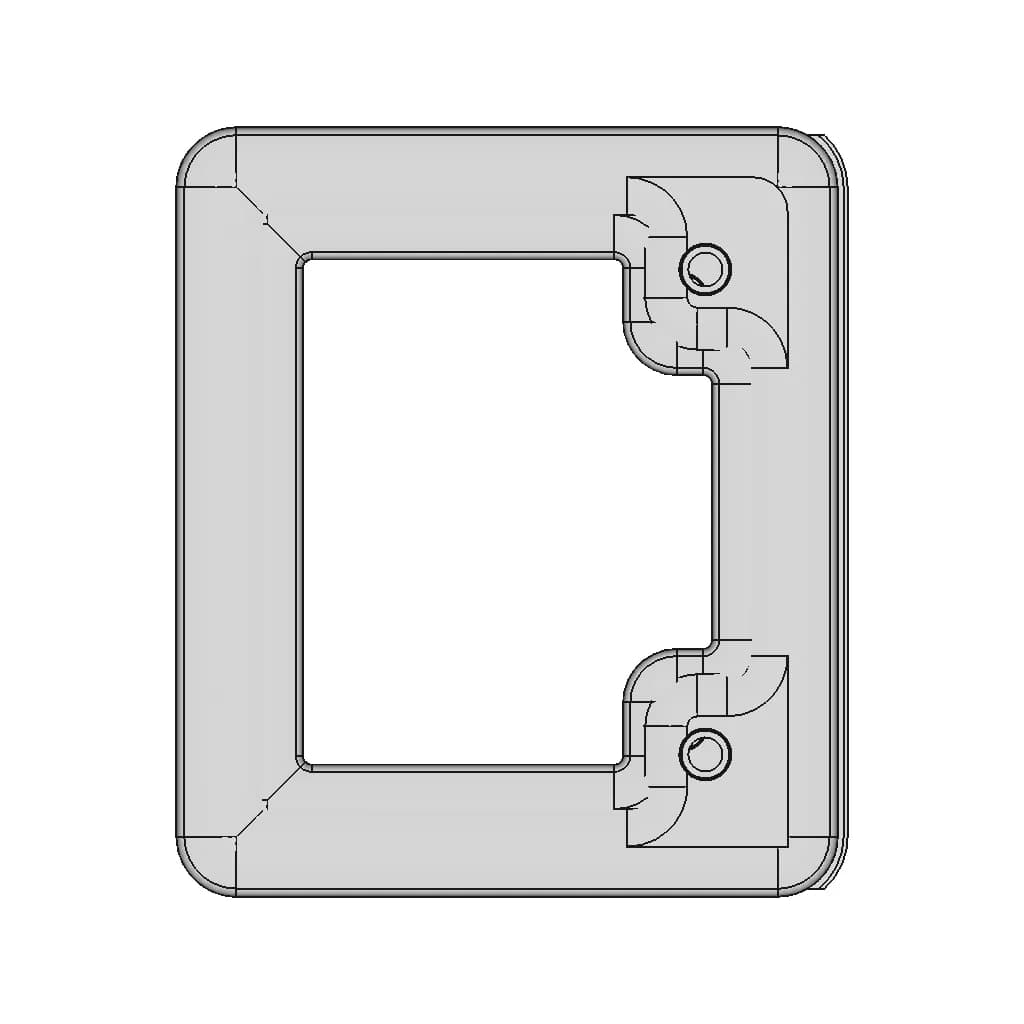 Rv Service Door 3 - Thetford Part Number 2680584 - Downloadable CAD Representation_0_0_degree_snapshot