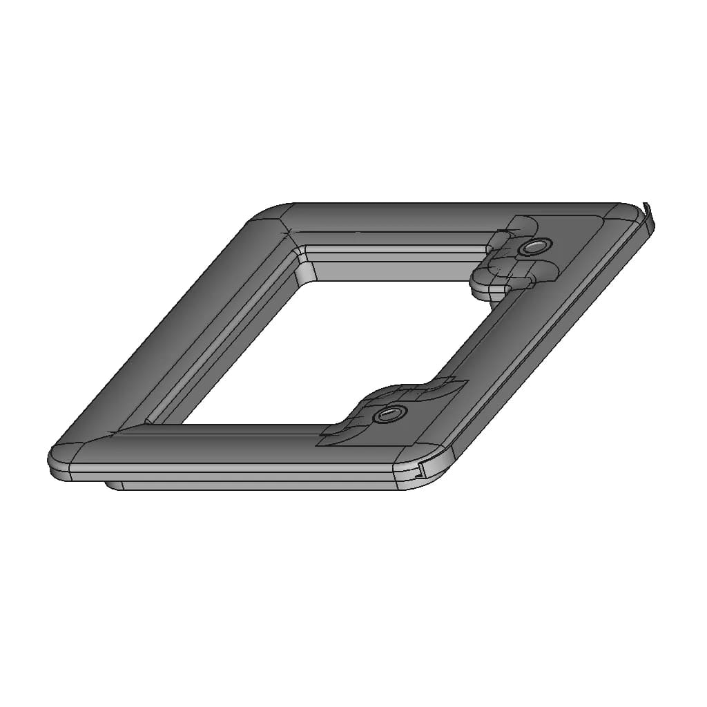 Rv Service Door 3 - Thetford Part Number 2680584 - Downloadable CAD Representation_60_30_degree_snapshot