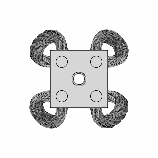 Small Wire Rope Vibration Isolator | 3D Engineering Design File