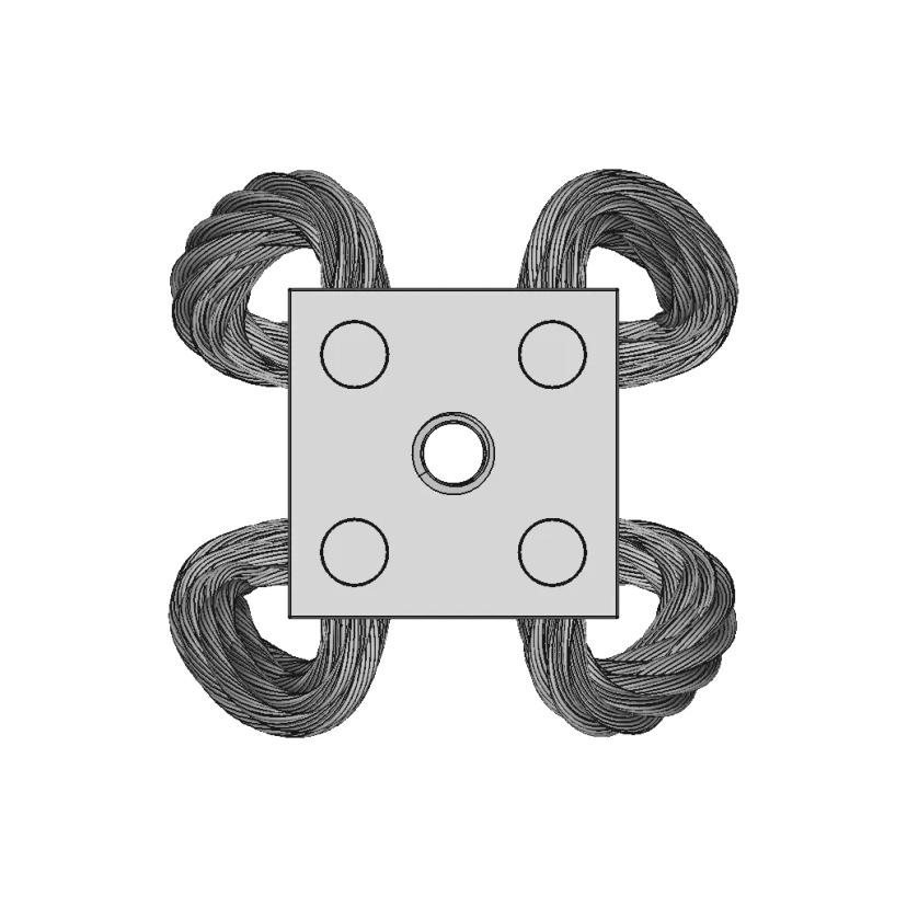 Small Wire Rope Vibration Isolator | 3D Engineering Design File