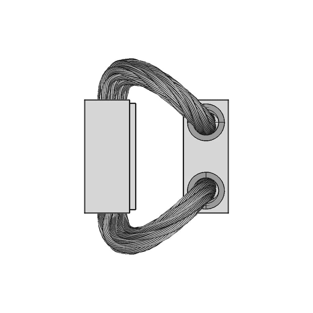 Small Wire Rope Vibration Isolator | 3D Engineering Design File_0_90_degree_snapshot