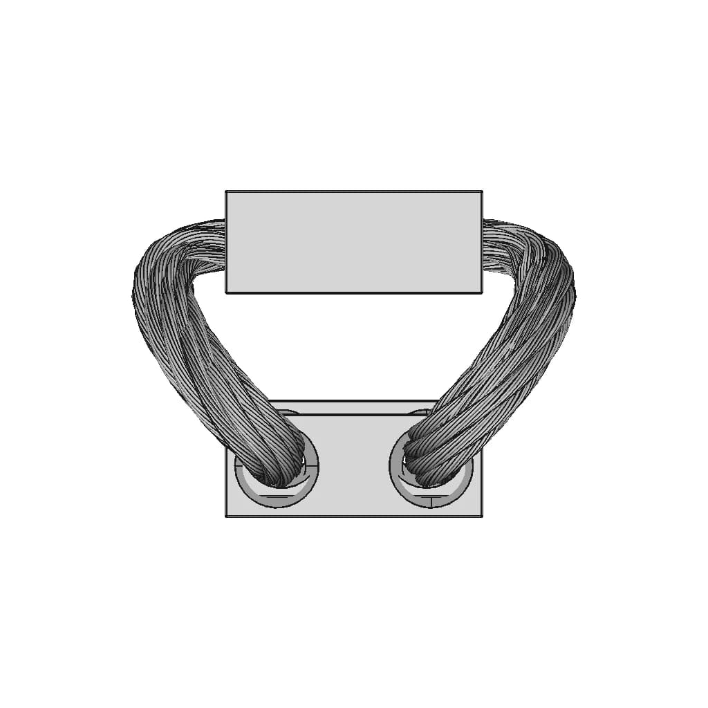 Small Wire Rope Vibration Isolator | 3D Engineering Design File_270_0_degree_snapshot