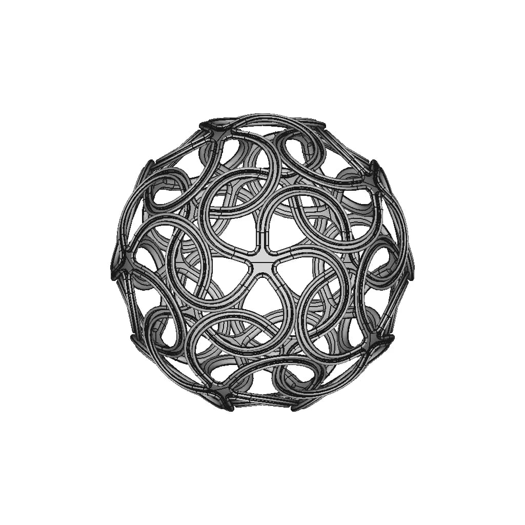 Complex Spherical Pattern Geometry - Standard Mechanical Component_270_0_degree_snapshot