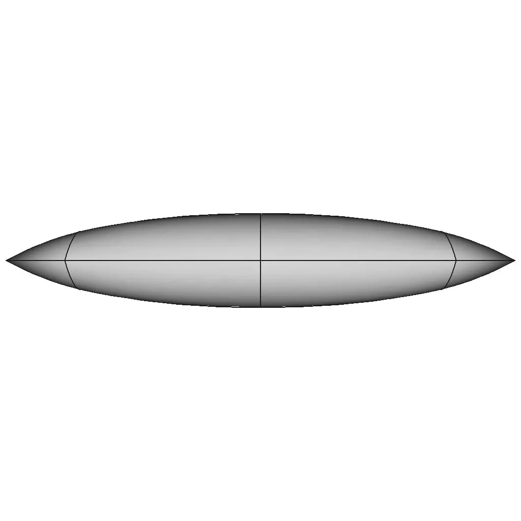 Canoe Body - Downloadable CAD Representation_90_0_degree_snapshot