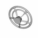 Boat Steering Whell - Downloadable CAD Representation_60_30_degree_snapshot