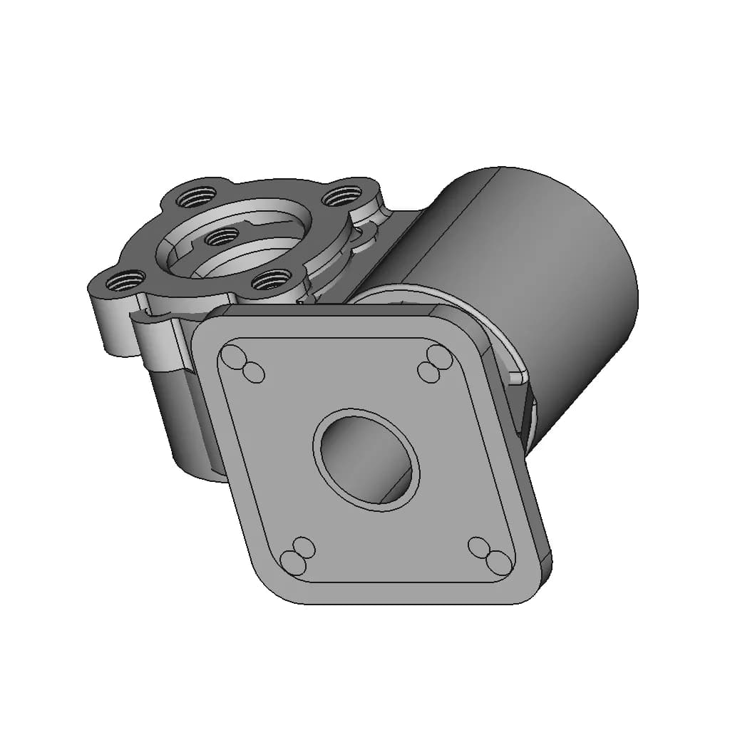 Industrial Component - Downloadable CAD Representation_60_30_degree_snapshot